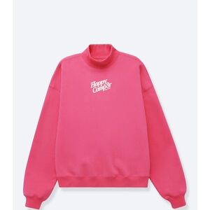 Happy Camper Pink Sweatshirt